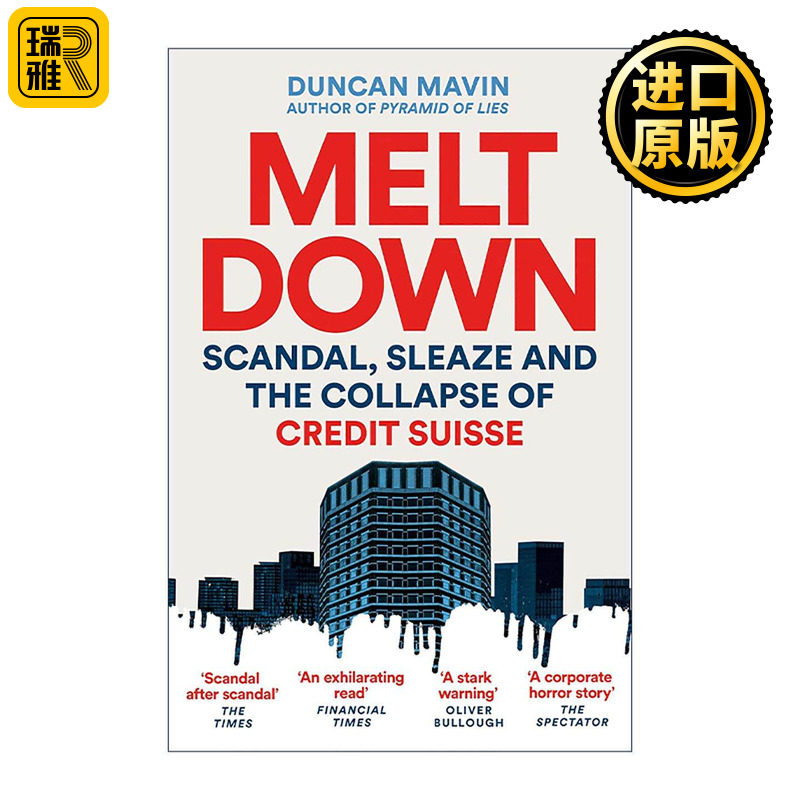 英文原版 Meltdown 大崩溃 贪婪 丑闻与瑞士信贷银行的倒闭 英文版 进口英语原版书籍