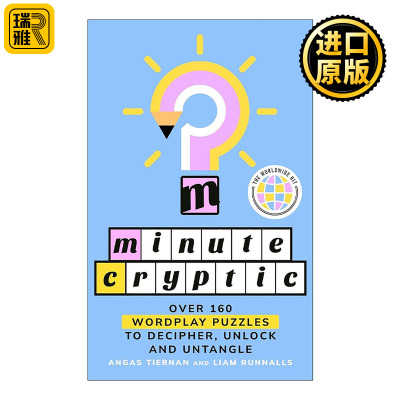 英文原版 Minute Cryptic 分钟填字游戏 短时间内完成的解谜乐趣 英文版 进口英语原版书籍