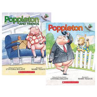 Poppleton 小猪波普尔顿2册 英文原版 Cynthia Rylant 全英文版纯全英文版正版原著进口英语书籍