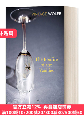 英文原版小说 Bonfire of the Vanities 虚荣的篝火 汤姆·沃尔夫 英文版 Tom Wolfe 令人振奋的兴奋剂实验作者 进口英语原版书籍