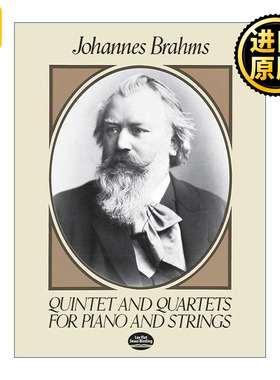 正版 Quintet and Quartets for Piano and Strings 英文原版 进口英语书籍