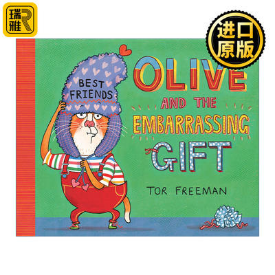 Olive and the Embarrassing Gift 奥利弗和尴尬的礼物 儿童精装友谊绘本 Tor Freeman