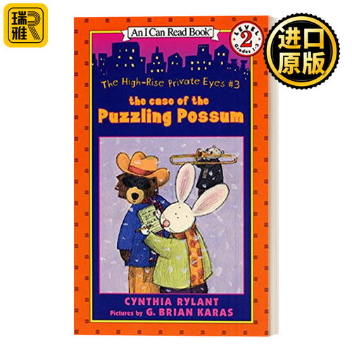 英文原版 The High-Rise Private Eyes #3 The Case of the Puzzling Possum 摩天大楼私家侦探系列3 I Can Read 2分级阅读 进口书