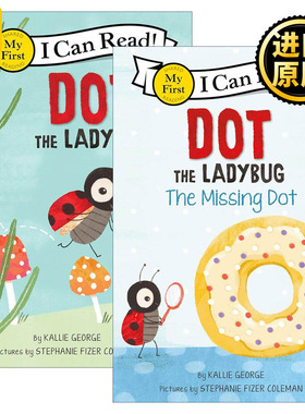 英文原版 Dot the Ladybug 小瓢虫系列2册 My First I Can Read分级阅读 英文版 进口英语原版书籍