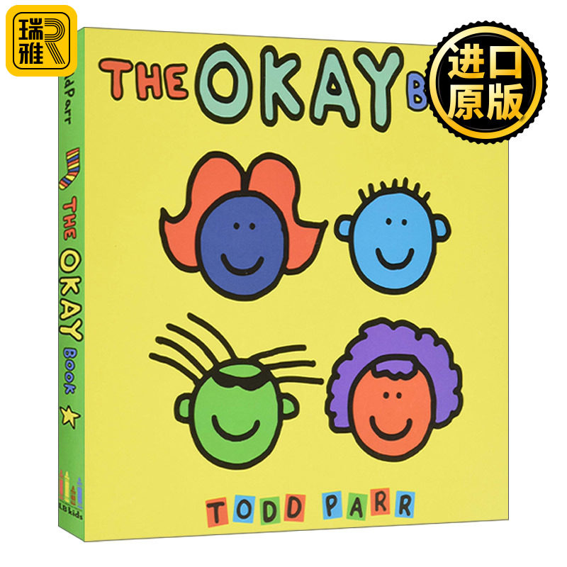 没关系 纸板书 英文版 todd parr 没关系the okay book作者进口英语