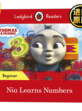 Ladybird Readers Beginner Level - Thomas the Tank Engine - Nia Learns Numbers 尼雅学数字 小瓢虫分级阅读 初级