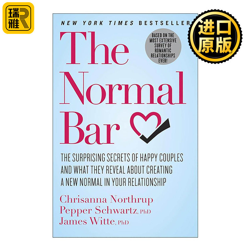 英文原版 The Normal Bar 幸福婚姻的秘密 人类的情感常态调查 克 里桑娜·诺斯鲁普 英文版 进口英语原版书籍