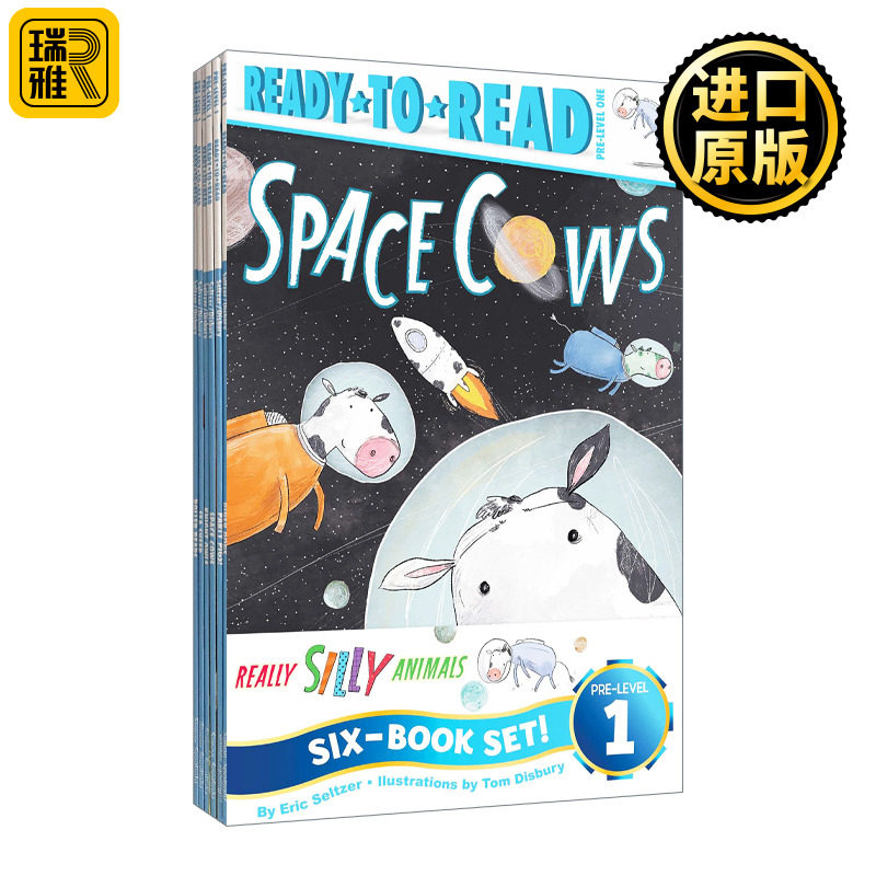 英文原版 Really Silly Animals Ready-to-Read Value Pack 蠢萌的动物们6册套装 动物知识科普
