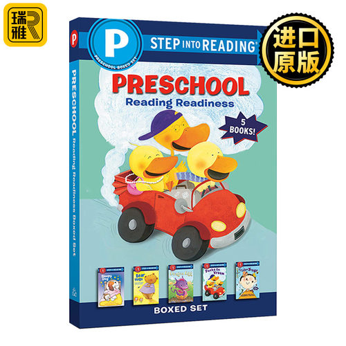 Step into Reading: Preschool Reading Readiness Boxed Set 学前教育 5册盒装 兰登分级读物