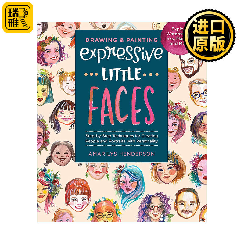 Drawing and Painting Expressive Little Faces 绘制和描绘富有表情的小脸蛋 画画教程