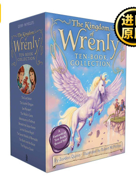 英文原版 The Kingdom of Wrenly Ten-Book Collection 儿童魔法故事 Wrenly王国系列1-10册盒装