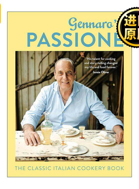 英文原版 Gennaro's Passione 意大利名厨Gennaro Contaldo的经典意式食谱 精装 英文版 进口英语原版书籍