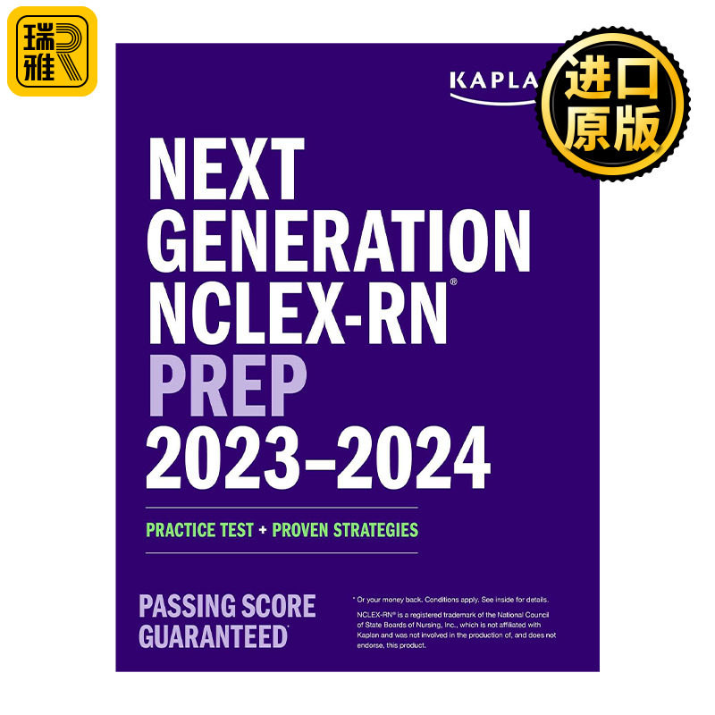 Next Generation NCLEX-RN Prep 2023-2024 卡普兰美国注册护士考试备考2023-2024