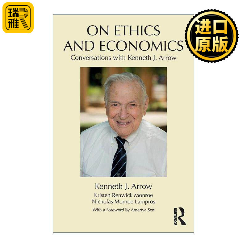 英文原版 On Ethics and Economics 论伦理与经济学 对话肯尼斯·约瑟夫·阿罗 诺贝尔经济学奖得主 英文版 进口英语原版书籍