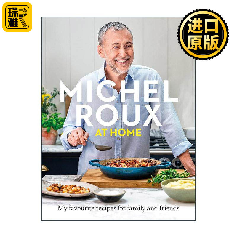 英文原版 Michel Roux at Home 米其林星厨米歇尔·鲁克斯家庭食谱 法国早餐 快速午餐 精装 进口英语原版书籍