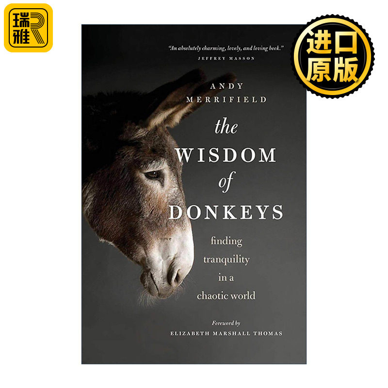 英文原版 Wisdom of Donkeys 大智若驴 在纷乱的世界寻找宁静 Andy Merrifield 英文版 进口英语原版书籍