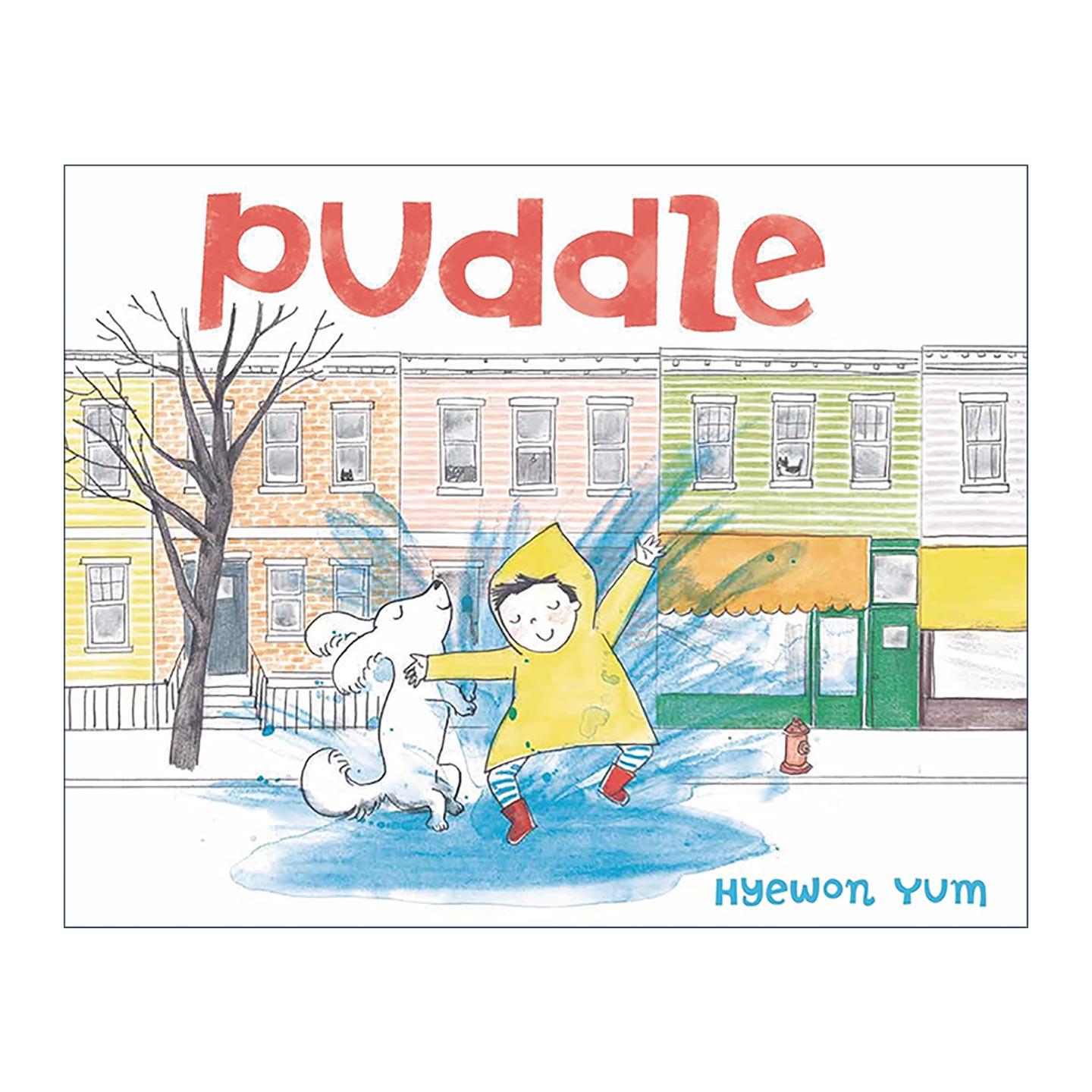 英文原版 Puddle 水坑 精装图画书 廉惠媛 英文版 进口英语原版书籍