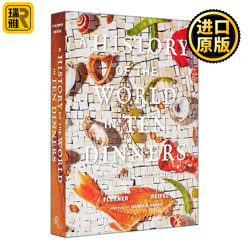 英文原版 A History of the World in 10 Dinners 10顿晚餐的世界史 2000年 100道食谱 精装 英文版 进口英语原版书籍