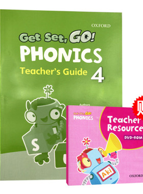 Get Set Go Phonics Teacher's Guide 4 牛津幼儿自然拼读配套教师用书4级别 英文原版 英文版进口幼儿英语启蒙教材书籍