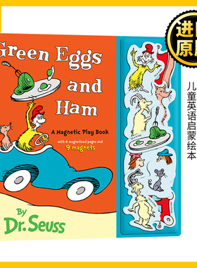 Green Eggs and Ham Magnetic 绿色鸡蛋和火腿 苏斯博士磁铁书 英文原版儿童绘本