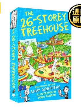 小屁孩树屋历险记2 26层树屋故事 英文原版 The 26-Storey Treehouse 英文版 Andy Griffiths 进口英语原版书籍