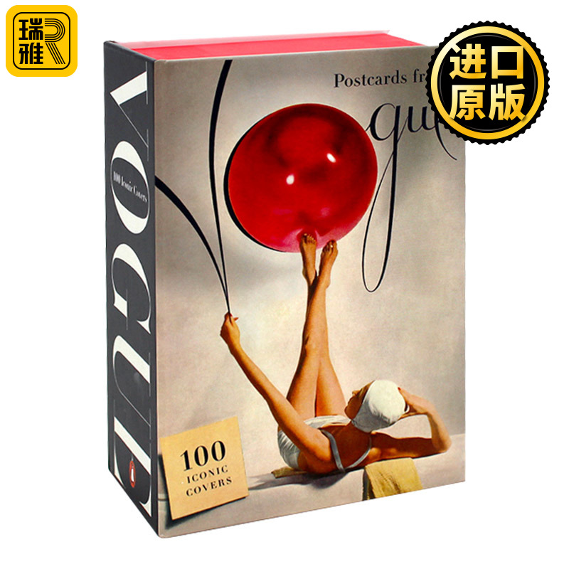 英文原版 Postcards from Vogue 100 Iconic Covers 时尚杂志明信片 100张标志性封面 英文版 Vogue Editors 进口英语原版书籍