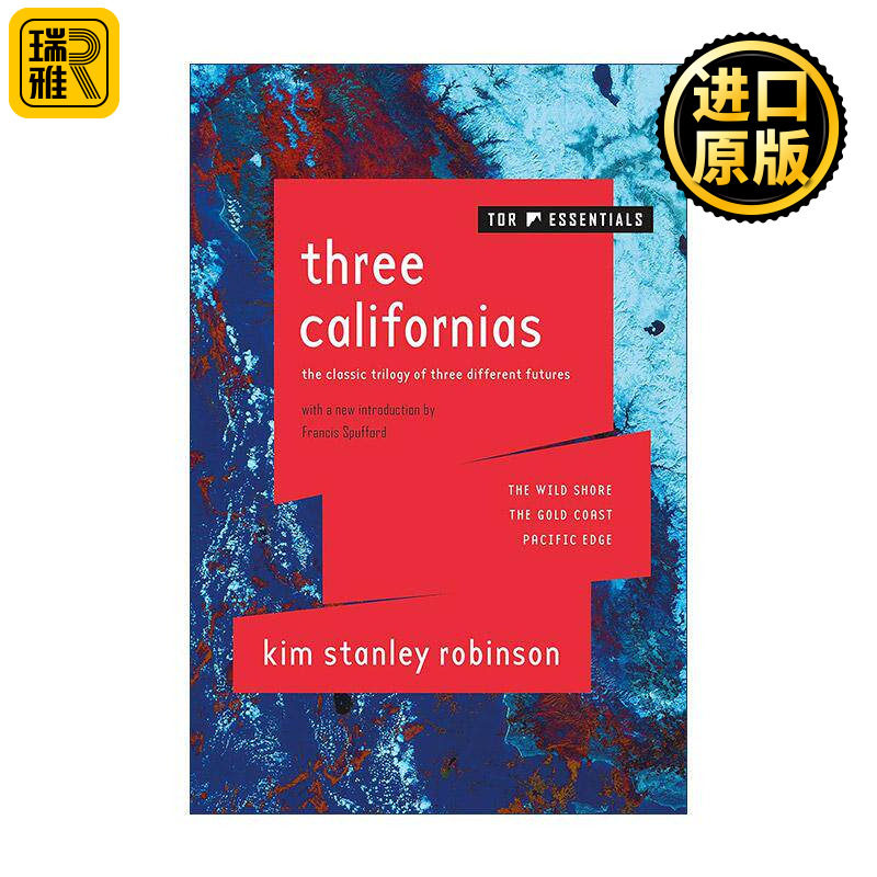 Three Californias 橙县三部曲3合1 含金色海岸、太平洋边缘、蛮荒海岸 1985菲利普·迪克科幻小说奖