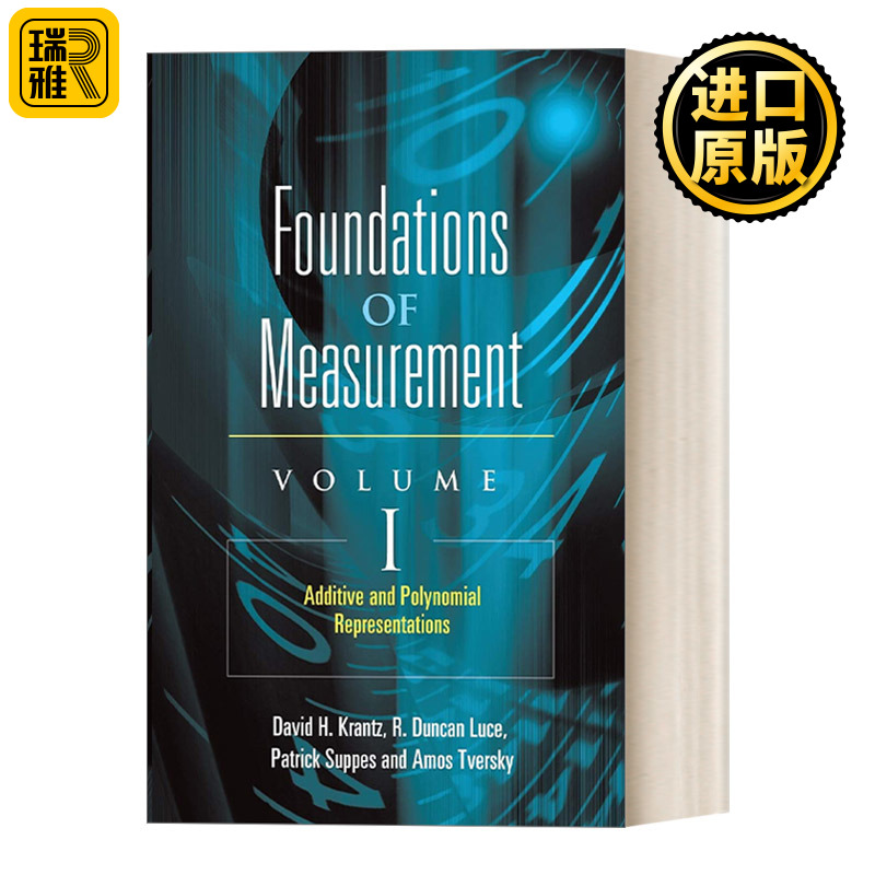 Foundations of Measurement Volume I   Dover