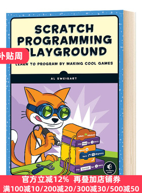 Scratch编程乐园 轻松制作炫酷的游戏 英文原版 Scratch Programming Playground 英文版 Al Sweigart 进口英语书籍