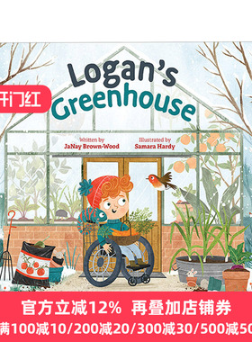 英文原版 Logan's Greenhouse (Where In the Garden?) Samara Hardy