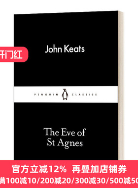 英文原版 The Eve of St Agnes 约翰·济慈 圣艾格尼丝前夜 英文版 John Keats 进口英语原版书籍