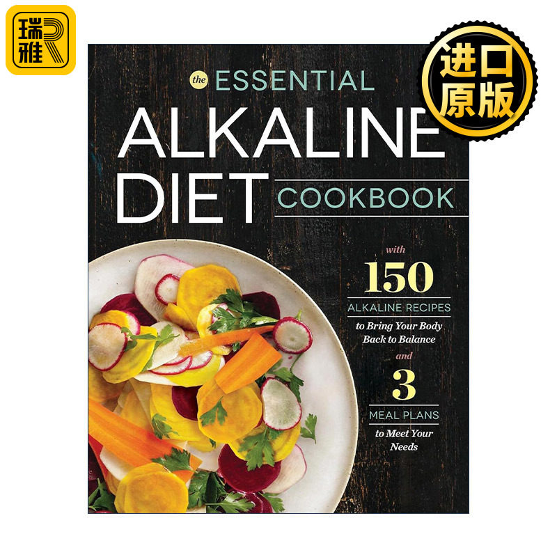 英文原版 The Essential Alkaline Diet Cookbook 碱性饮食食谱 酸碱平衡 健康烹饪指南 英文版 进口英语原版书籍