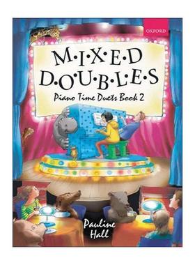 英文原版 Mixed Doubles 牛津钢琴时光 二重奏2 四手联弹 ABRSM英皇考级钢琴启蒙教材 英文版 进口英语原版书籍