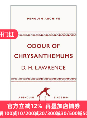 英文原版 Odour of Chrysanthemums 菊花的幽香 D.H.劳伦斯 企鹅经典文学90周年纪念系列 英文版 进口英语原版书籍
