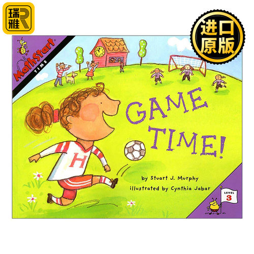 英文原版 Mathstart Level 3 Game Time 数学启蒙绘本3级 英文版 进口英语原版书籍