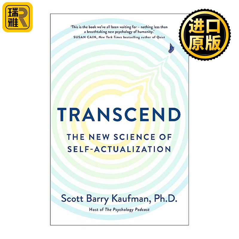 英文原版 Transcend 自我超越 马斯洛需要金字塔的新层次 Scott Barry Kaufman 英文版 进口英语原版书籍