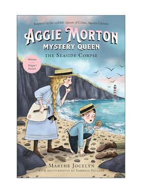 英文原版 Aggie Morton Mystery Queen 04 The Seaside Corpse 谜案女王04 海边的尸体 儿童侦探推理小说 进口英语原版书籍