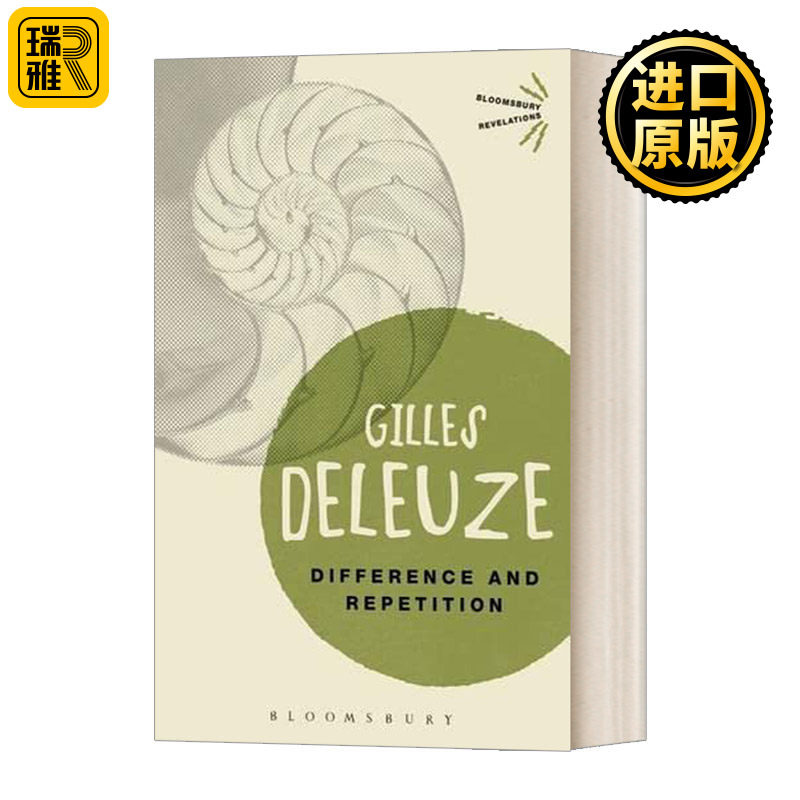 差异与重复 英文原版 Difference and Repetition 吉尔·德勒兹 英文版 Gilles Deleuze 进口英语原版书籍