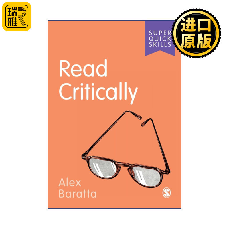 Read Critically 如何辩证性阅读 SAGE学术技能入门系列 英美大学本科生学术指南 - 实物图