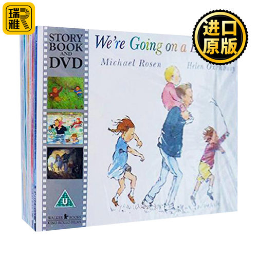 正版 Time for a story 经典儿童绘本套装（10本书+10DVD）