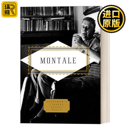 Montale: Poems: Edited by Jonathan Galassi (Everyman's Library Pocket Poets Series) 蒙塔莱诗选 人人图书馆精装收藏版