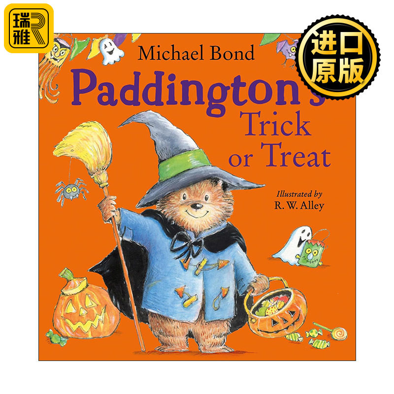 英文原版 Paddington's Trick Or Treat 帕丁顿熊的万圣节 不给糖就捣蛋 精装彩色插画绘本 英文版 进口英语原版书籍