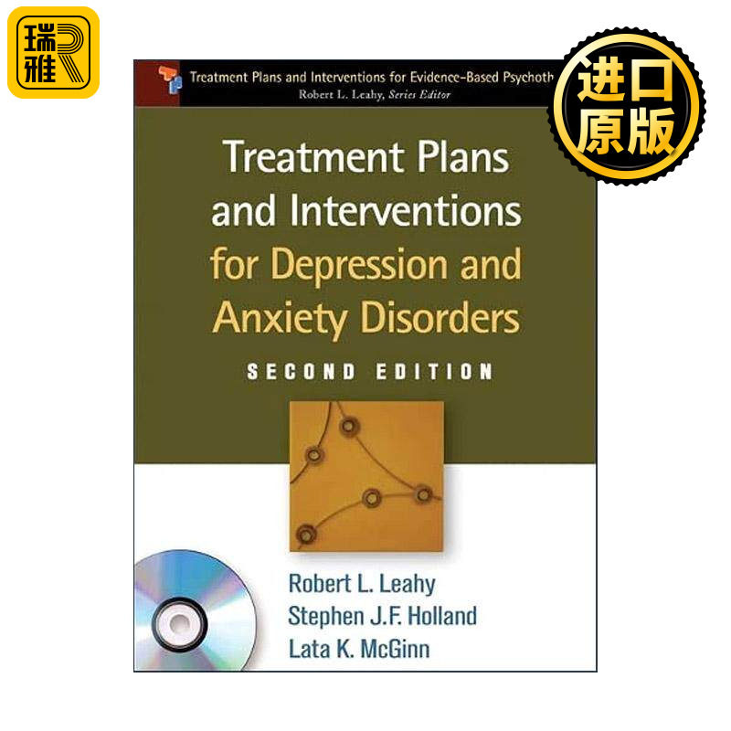 英文原版 Treatment Plans and Interventions for Depression and Anxiety Disorders 抑郁症和焦虑症的治疗计划和干预措施 第2版