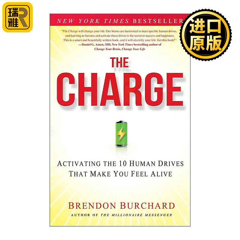 英文原版 The Charge 充电 激活十大内驱力重返活力人生 英文版 进口英语原版书籍