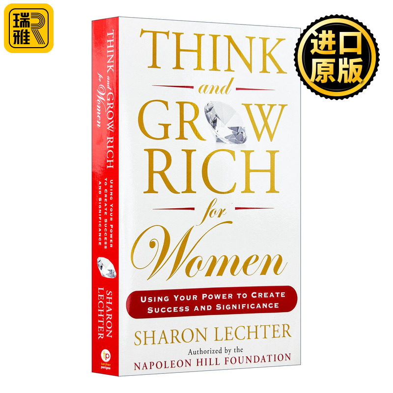 英文原版 Think and Grow Rich for Women 思考致富 女性版 用你的力量创造成功和意义 Sharon L. Lechter