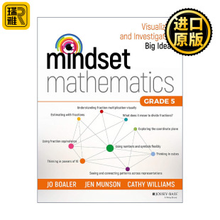 英文原版 Mindset Mathematics Grade 5 思维数学 可视化和研究大观念 五年级 斯坦福大学教授Jo Boaler 英文版 进口英语原版书籍