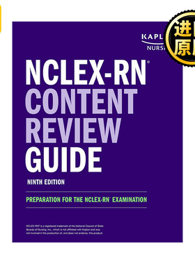 NCLEX-RN Content Review Guide 卡普兰美国注册护士考试复习指南