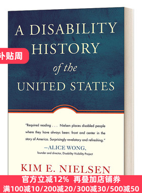 英文原版 A Disability History of the United States 美国残疾史 Revisioning History 2 英文版 进口英语原版书籍