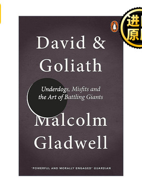 英文原版 David and Goliath 逆转 弱者如何找到优势 反败为胜 Malcolm Gladwell 英文版 进口英语原版书籍