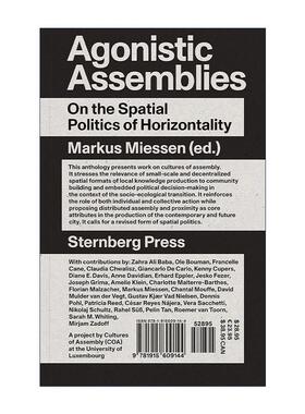 英文原版 Agonistic Assemblies The MIT Press 竞争集会 论横向的空间政治 卢森堡大学城市转型教授Markus Miessen 英文版